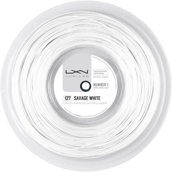 Luxilon Savage White 200m - Tennishandelen