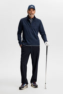 J.Lindeberg Maclean Quarter Zip Mid Layer Herre Marineblå
