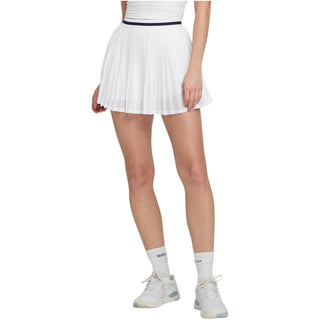 Wilson Team Pleated Skirt Dame - hvit foran