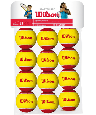 Wilson Starter Red 12-Pack tennisballer