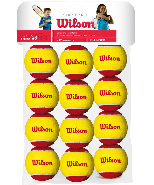 Wilson Starter Red 12-Pack tennisballer