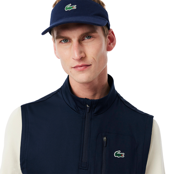 Lacoste Sport Quarter Zip Layering Vest