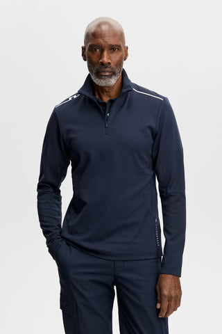 J.Lindeberg Leon Mid Layer Herre Marineblå