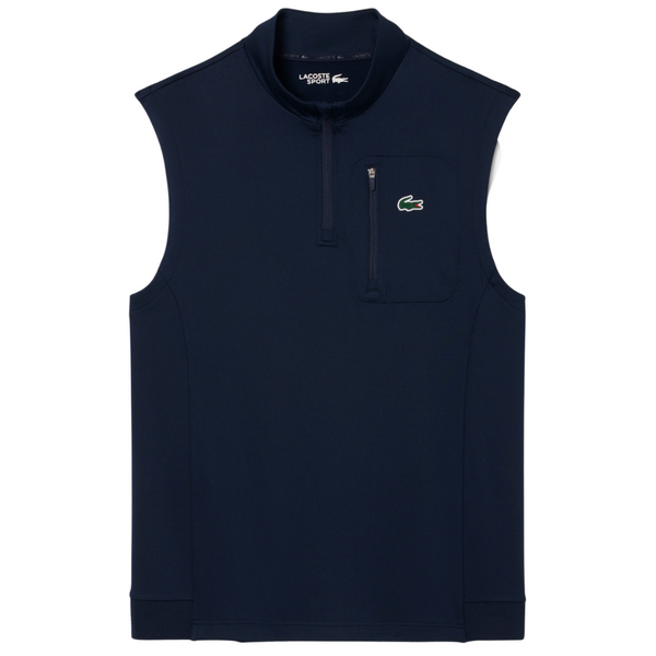 Lacoste Sport Quarter Zip Layering Vest