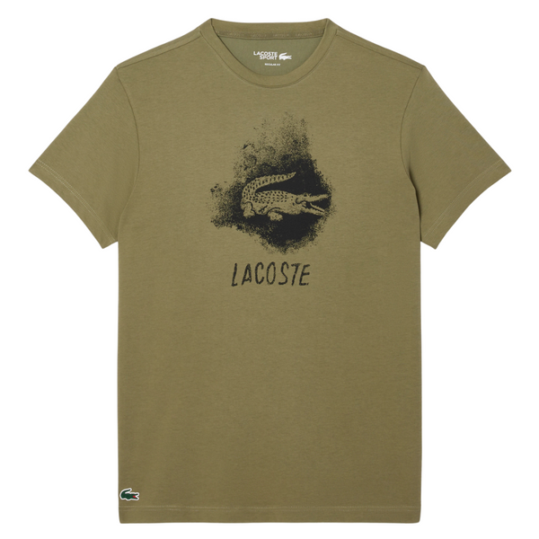 Lacoste Ultra Dry Graphic Sport T-shirt Grønn