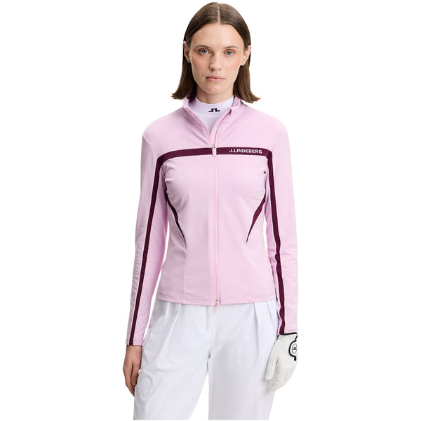 J.Lindeberg Janice Mid Layer Dame Orchid Bouquet 2026
