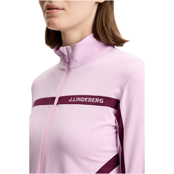 J.Lindeberg Janice Mid Layer Dame Orchid Bouquet 2026