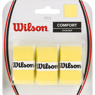 Kjøp gul Wilson Pro Overgrip 3-Pack