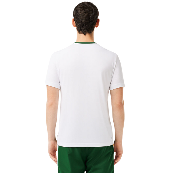 Lacoste Ultra-Dry Logo Stripe T-Skjorte