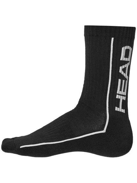 Head Short Crew Sokker 3-Pack Svart