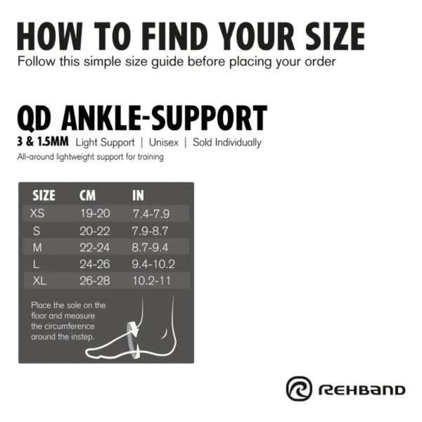 Rehband QD Ankel-Støtte