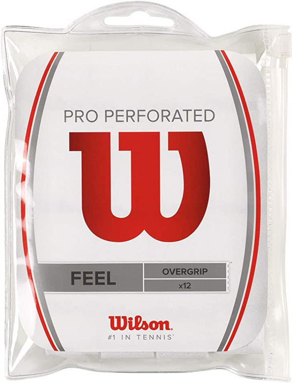 Wilson Pro Overgrip Perforated 12 Pack - Tennishandelen